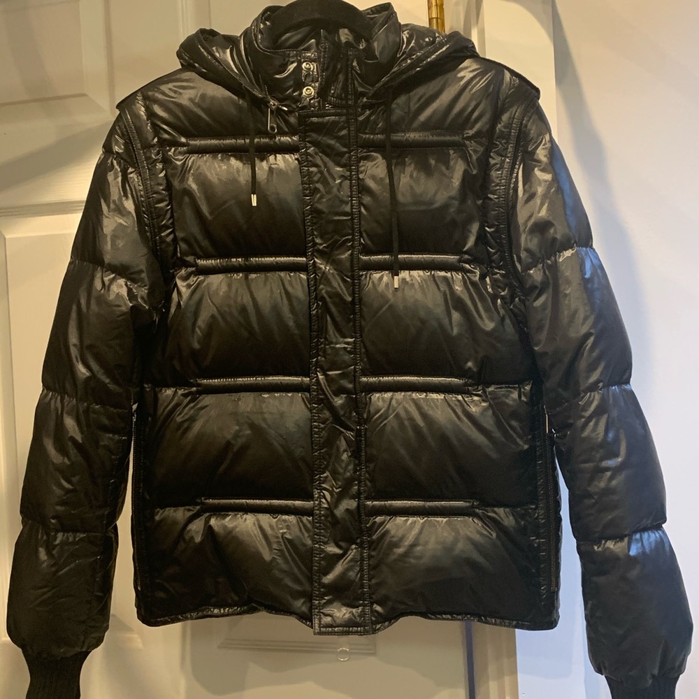 Men’s Dior Black Hooded Puffer Jacket/Vest - Picture 2 of 7